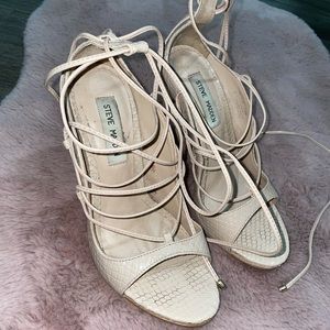 Steve Madden nude heels